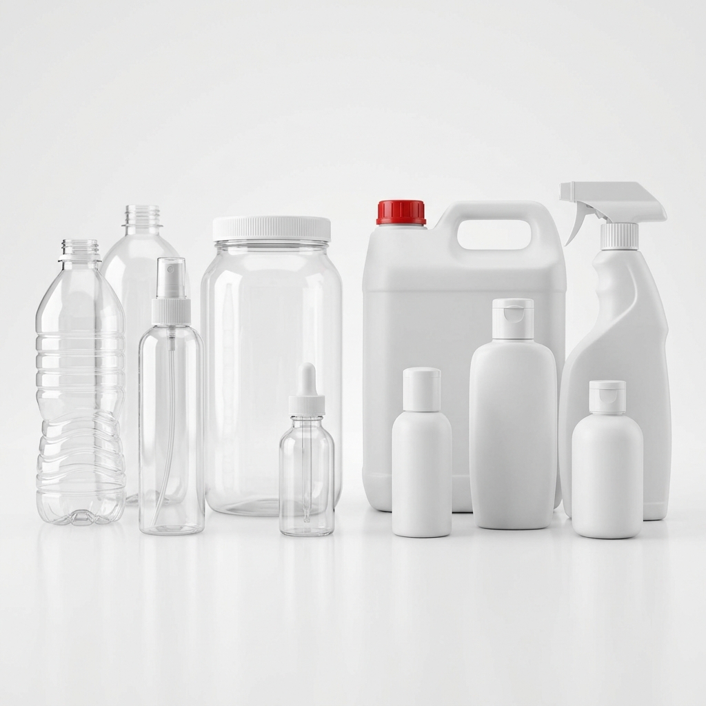 PET and HDPE Bottles